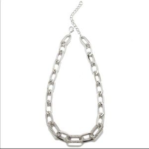COPY - CHAIN PAVE CRYSTAL NECKLACE